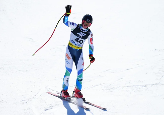 Rok Ažnoh se je izkazal v superveleslalomu. FOTO: Aleksandra Szmigiel/Reuters
