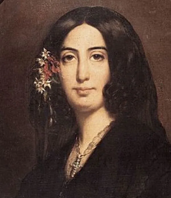 George Sand: &raquo;Spoznala sem, da pišem hitro, lahkotno, brez truda, da se moje misli otopele v možganih zbujajo in povezujejo, kadar pero teče &hellip;&laquo; Na fotografiji portret Augusta Charpentierja iz leta 1838. FOTO: Wikipedija
