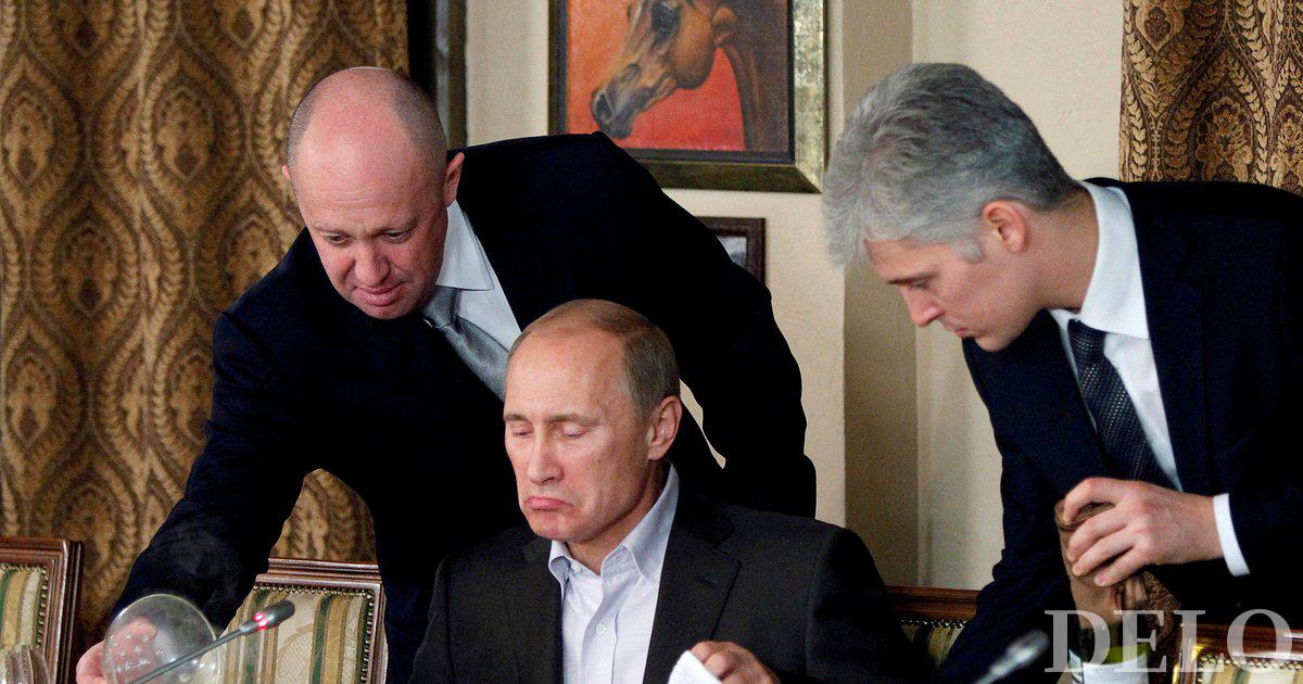 Putins Küchenchef mit blutigen Händen