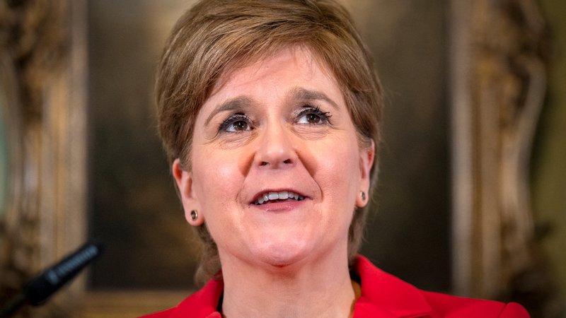 Fotografija: Nicola Sturgeon je bila prva ženska, ki se ji je uspelo povzpeti na čelo škotske vlade. Foto: Jane Barlow/Reuters

