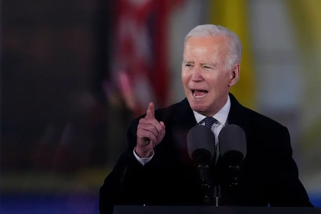 Biden je odločno obsodil rusko agresijo na Ukrajino. FOTO:  Aleksandra Szmigiel/Reuters
