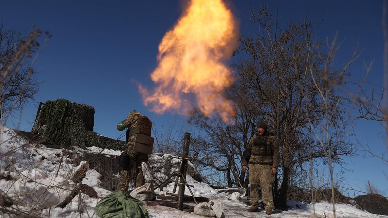 Fotografija: Velik del Ukrajine bo po vojni, ki se je začela 24. februarja lani, le še požgana zemlja. FOTO: Anatolii Stepanov/AFP
