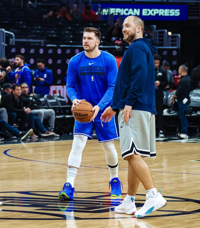Luka Dončić in Marko Milić FOTO: Osebni arhiv MM
