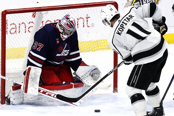 Anže Kopitar blesti v ligi NHL. FOTO: James Carey Lauder/Usa Today Sports
