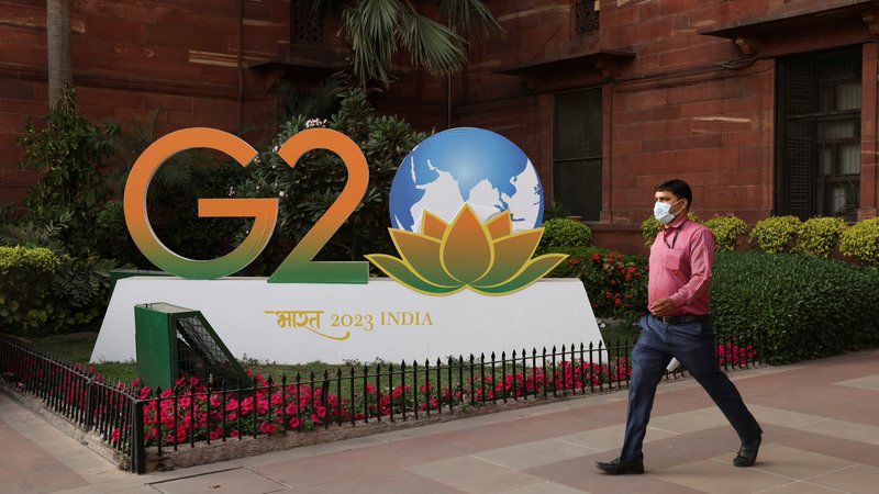 Fotografija: Indija je na čelu G20 v času, ko večina njenih sosedov prosi za preložitev plačila ali odpis določenega dela dolgov. FOTO: Anushree Fadnavis/Reuters

