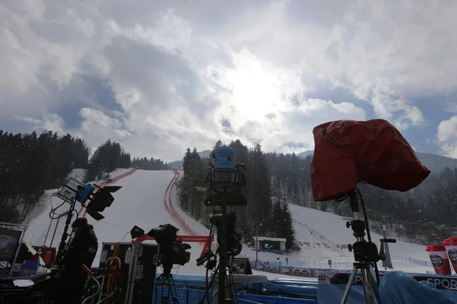 Na progi v Podkornu je snega v izobilju. FOTO: Tomi Lombar
