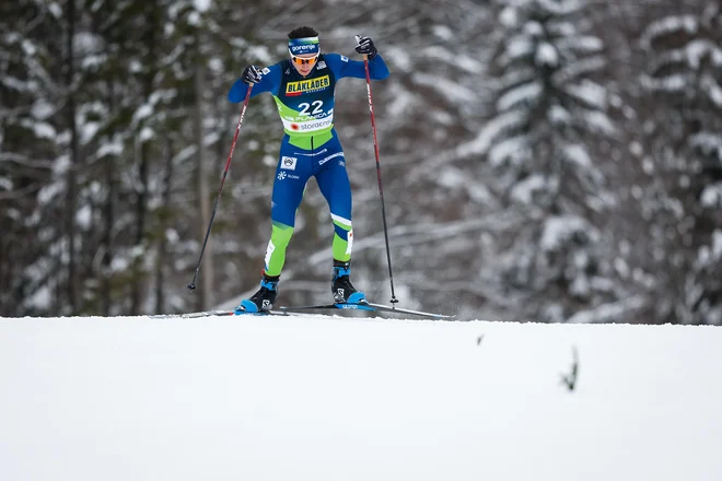 Eva Urevc je slovensko štafeto začasno popeljala celo na peto mesto. FOTO: Matej Družnik
