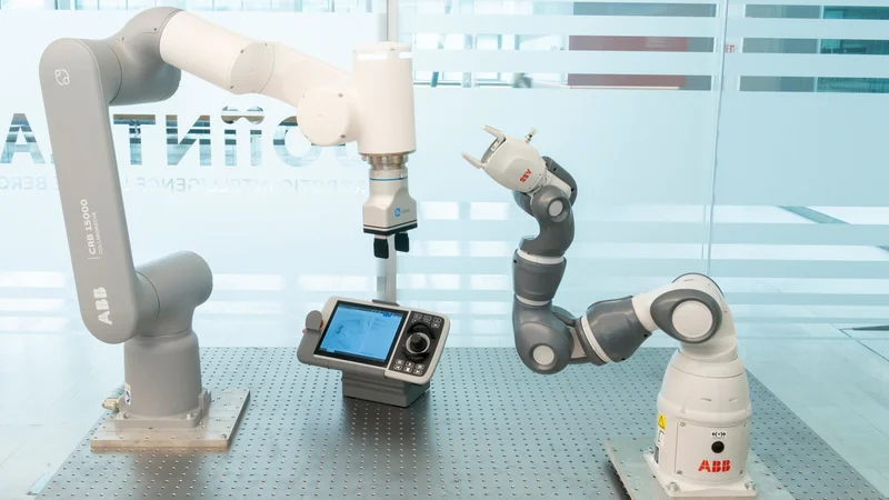 Fotografija: S segmentom robotike ustvari ABB približno devet odstotkov skupnih prihodkov. FOTO: ABB
