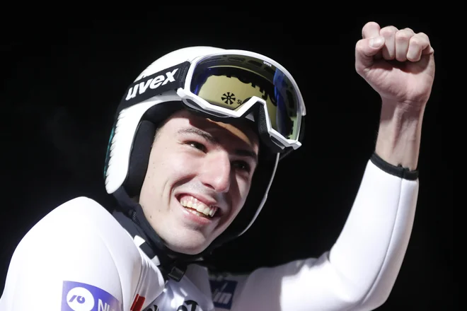 Timi Zajc je spravil Planico na noge. FOTO: Matej Družnik/Delo

