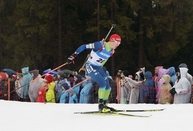 Alex Cisar je štafeto predal kot 12. FOTO: Lisa Leutner/Reuters
