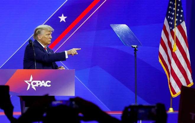 Republikanski prvak hoče dokončati misijo &raquo;Najprej Amerika&laquo;. Foto Evelyn Hockstein/Reuters

