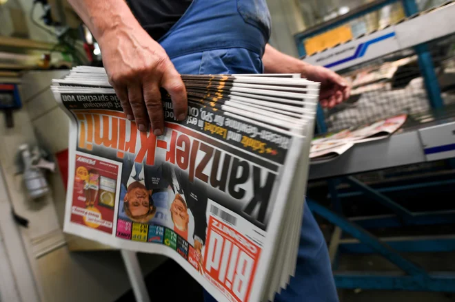 Izdajatelj Bilda, najbolj branega časopisa v Nemčiji, napoveduje postopno popolno ukinitev tiska. FOTO: Andreas Gebert/REUTERS