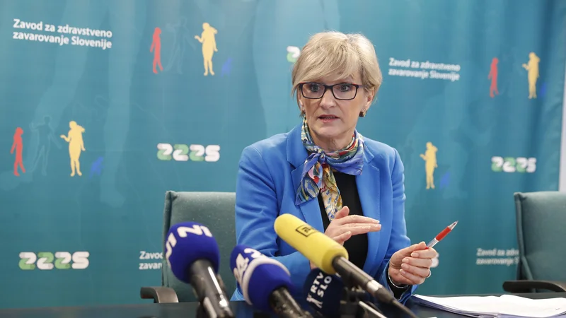 Generalna direktorica Zavoda za zdravstveno zavarovanje Slovenije Tatjana Mlakar. FOTO: Leon Vidic/Delo