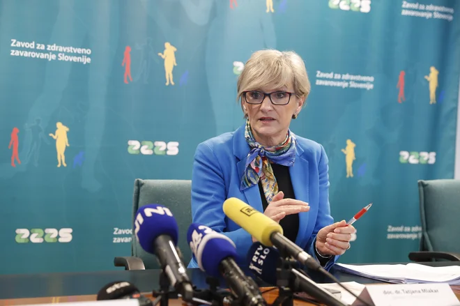 Generalna direktorica Zavoda za zdravstveno zavarovanje Slovenije Tatjana Mlakar. FOTO:&nbsp;Leon Vidic/Delo
