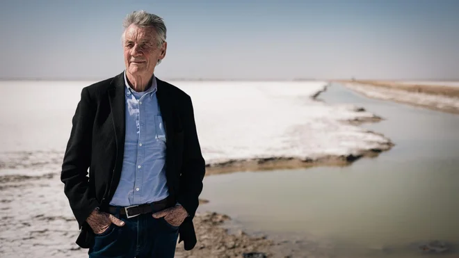 Michael Palin v Iraku. Foto TVS
