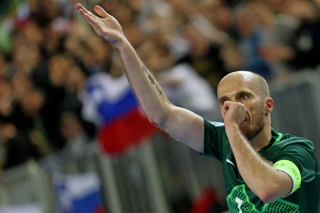 Igor Osredkar je znižal izid na 2:3. FOTO: Tomi Lombar/Delo
