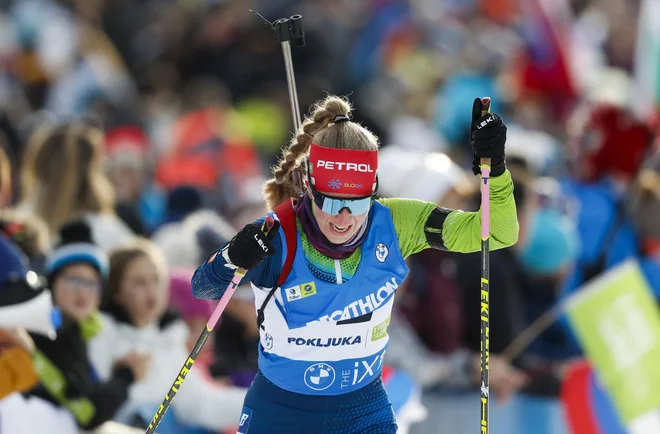 Polona Klemenčič je v tej sezoni že večkrat opozorila nase, tokrat pa je bila na 10. mestu najvišje doslej. FOTO: Matej Družnik/Delo
