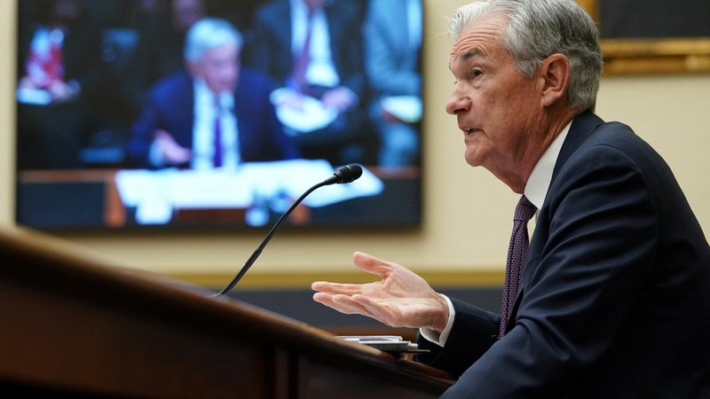 Fotografija: Komentarji Jeroma Powella ob odločitvah ameriške centralne banke pomembno vplivajo na pričakovanja trgov.

FOTO: Kevin Lamarque/Reuters
