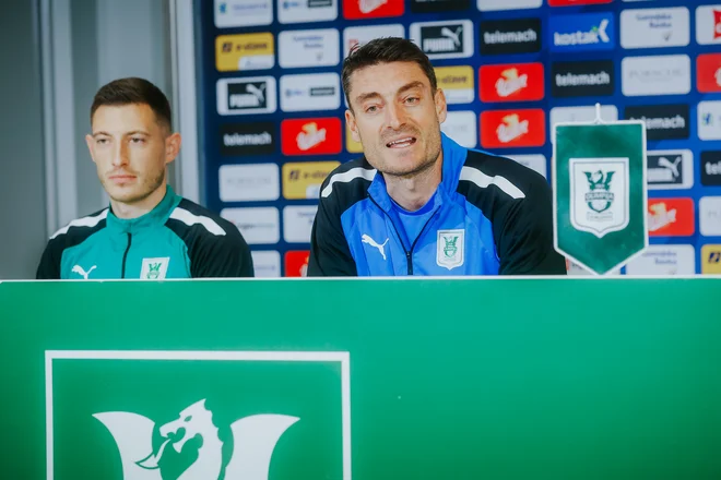 Mario Kvesić in Albert Riera bosta sprejela nov izziv v tekmi z Domžalami. FOTO: NK Olimpija
