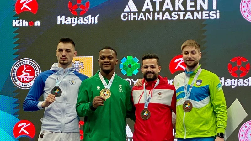 Stefan Joksimović (desno) se je v Turčiji izkazal z bronasto kolajno. FOTO:&nbsp;KZS
