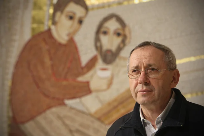 Slovenski pater Marko Rupnik obtožb o zlorabah še ni komentiral. FOTO: Jure Eržen/Delo&nbsp;
