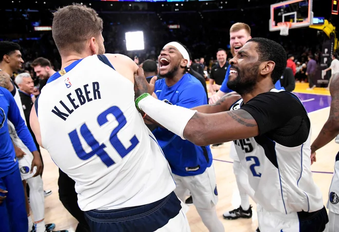 Maxi Kleber je bil junak dramatične končnice. FOTO:&nbsp;Kevork Djansezian/AFP

