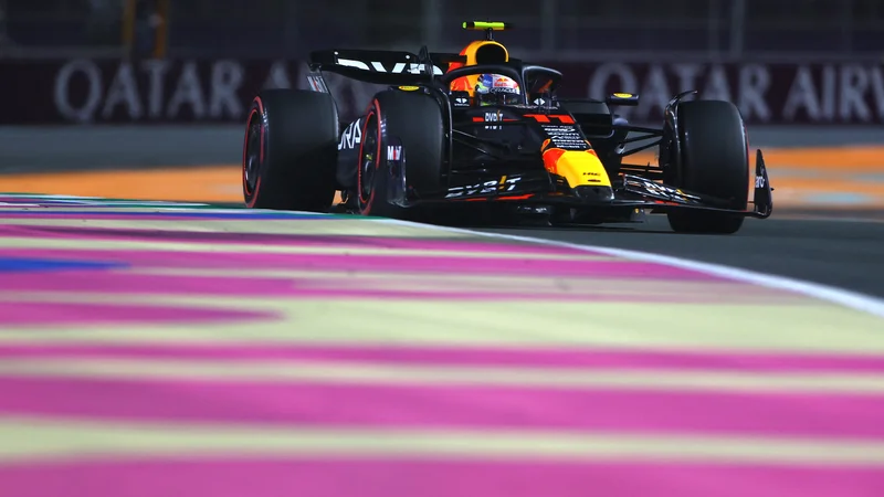 Fotografija: Sergio Perez ima pole position za VN Savdske Arabije. FOTO: Rula Rouhana/Reuters