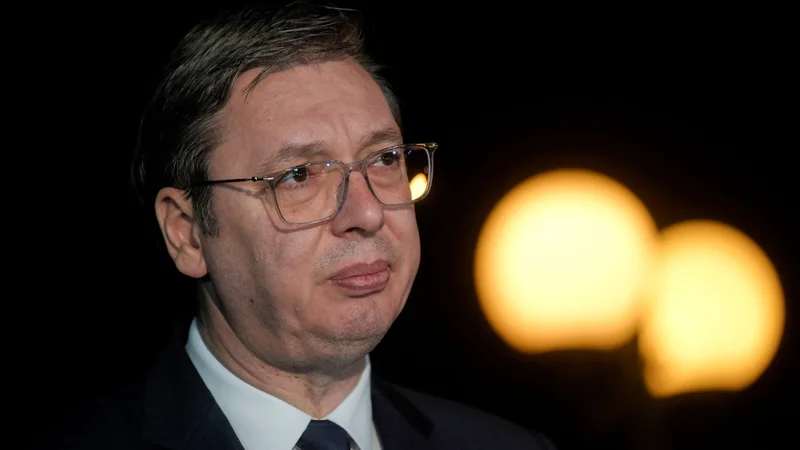 Fotografija: Aleksander Vučić. FOTO: Armend Nimani/AFP