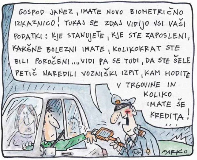 Karikatura: Marko Kočevar
