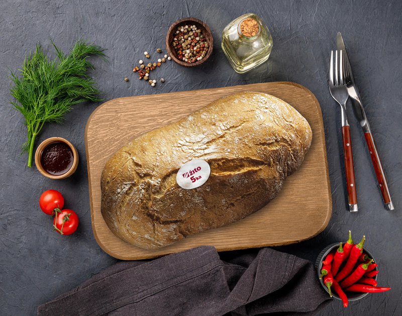 Fotografija: Kruh 5ka bo nedvomno postal pravi hit v številnih slovenskih gospodinjstvih. FOTO: Podravka
