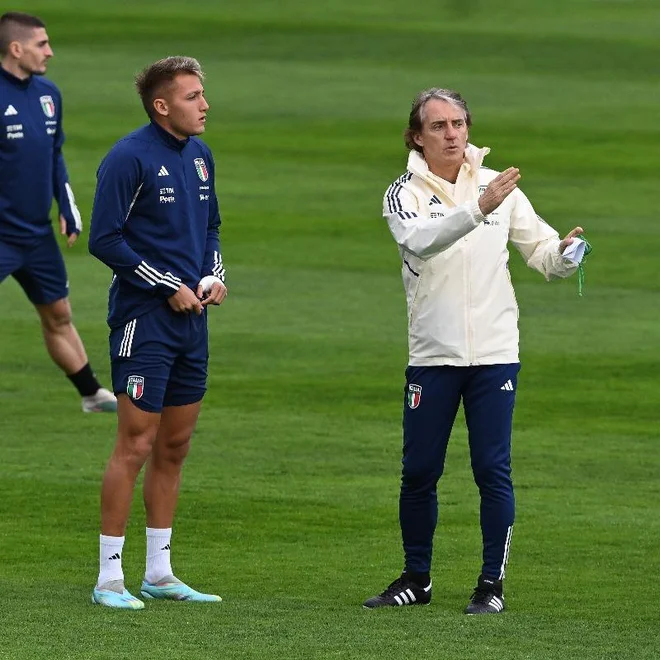 Roberto Mancini je šel po Matea Reteguija v Argentino. FOTO Twitter
