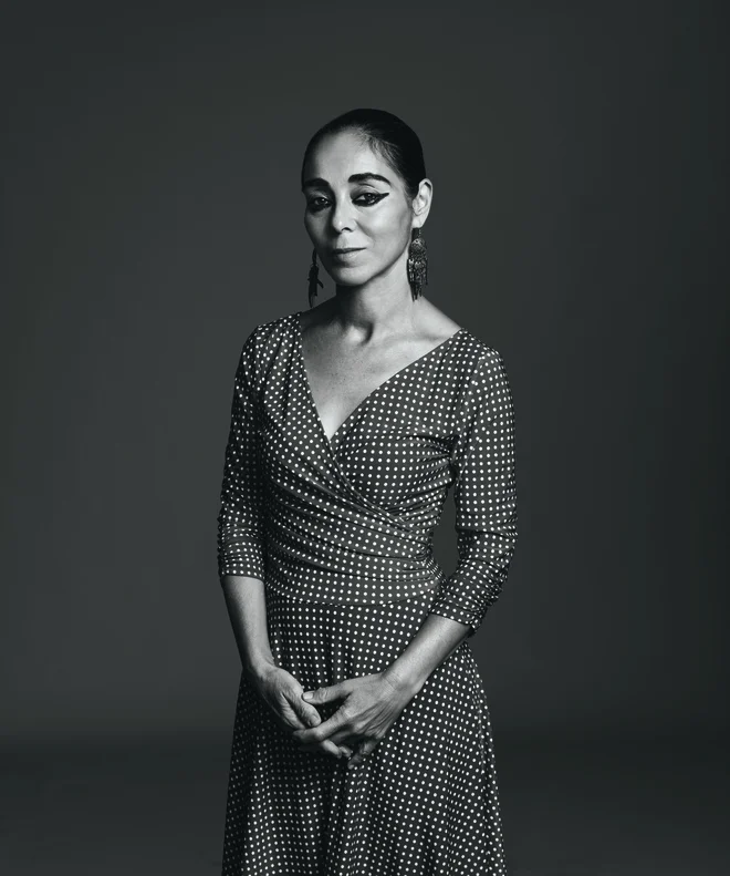 Portret Shirin Neshat; z dovoljenjem umetnice in galerije Gladstone&nbsp;FOTO: Rodolfo Martinez
