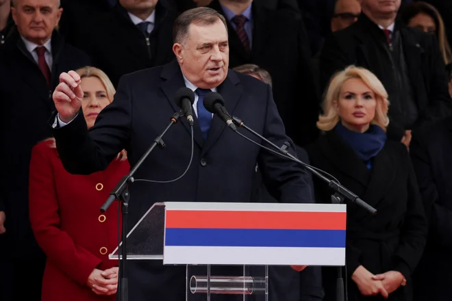 Predsednik Republike Srbske Milorad Dodik je napovedal diskriminatorno in homofobno zakonodajo. FOTO:&nbsp;Dado Ruvic/Reuters
