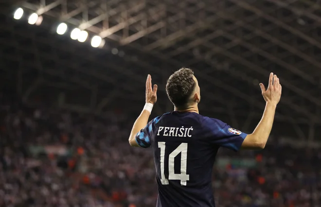 Ivan Perišić ni mogel verjeti, da je ostal brez zadetka. Foto: Reuters
