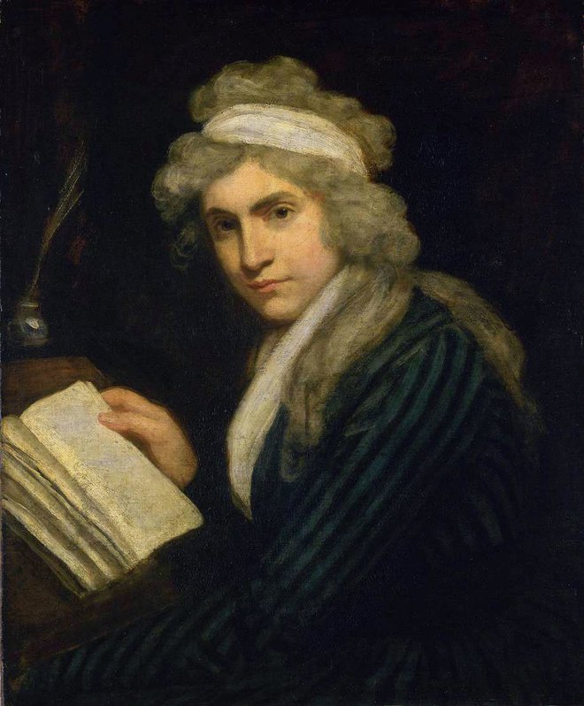 John Opie, Portret Mary Wollstonecraft, 1790/1791. FOTO: Tate Britain
