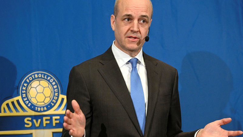 Fotografija: Fredrik Reinfeldt je nekdanji švedski premier, zdaj bo vodil švedsko nogometno zvezo. FOTO: Henrik Montgomery/Reuters
