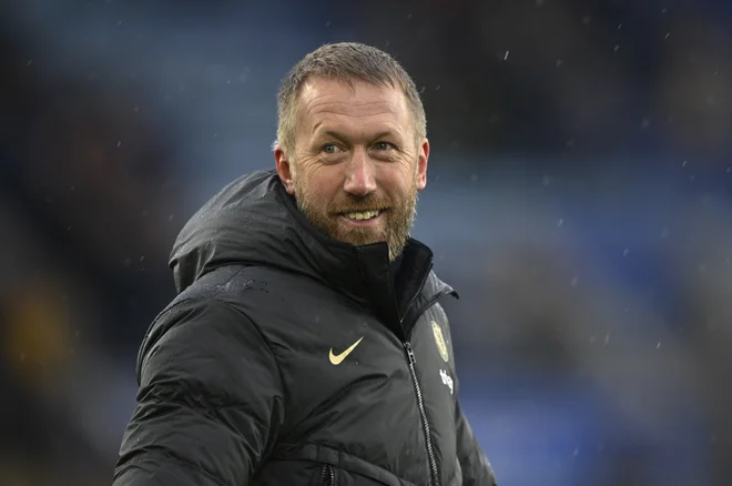 Graham Potter je četrti najbolje plačani trener. FOTO: Toby Melville/Reuters