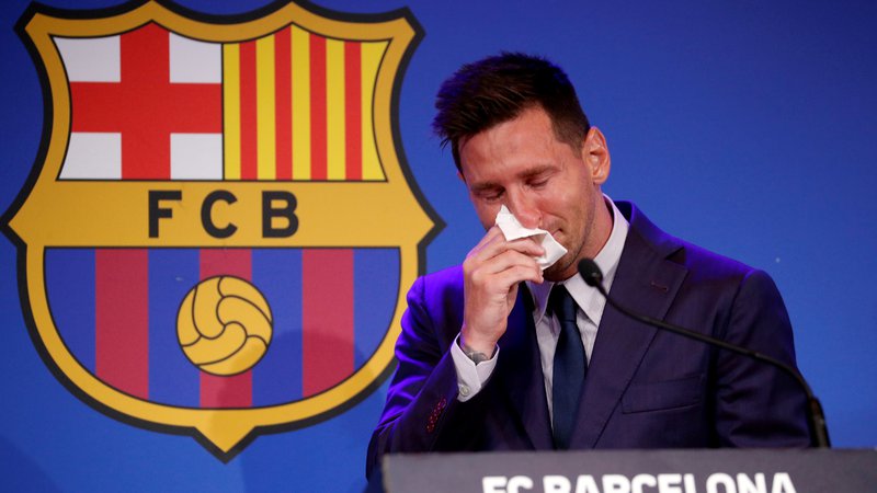 Fotografija: Ali se bo zjokal tudi ob morebitni vrnitvi v Barcelono? FOTO: Albert Gea/Reuters
