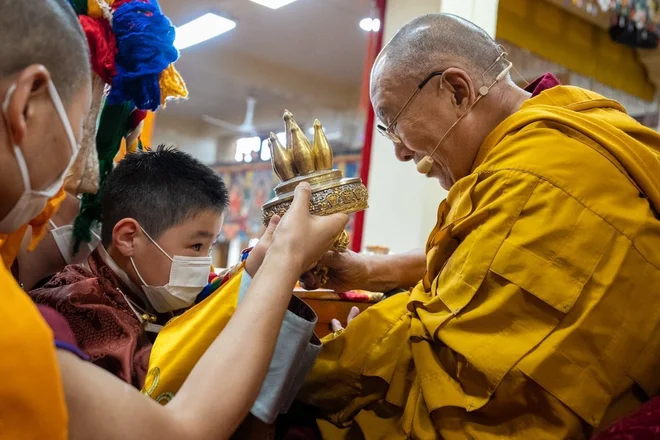 Aguidai Altannar je postal »živi Buda«, tretji najpomembnejši v hierarhiji tibetanskega budizma. FOTO: Tenzin Choejor/Urad dalajlame