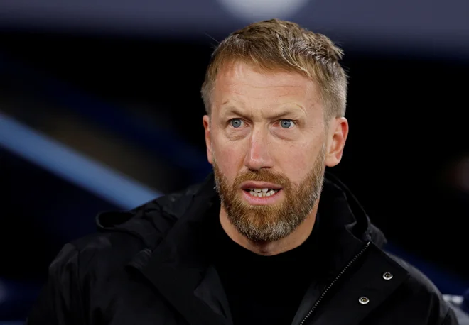 Graham Potter je bil med najbolje plačanimi trenerji na svetu. FOTO: Jason Cairnduff/Reuters