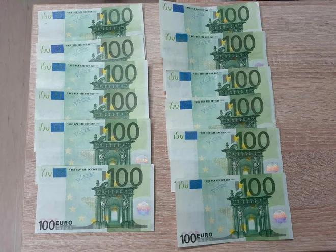 Zasežen ponarejen denar. FOTO: PU Celje