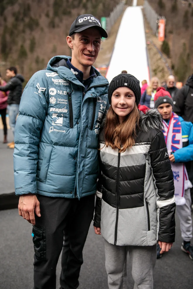 Taja Zabukošek v družbi Petra Prevca FOTO arhiv Zavarovalnice Triglav