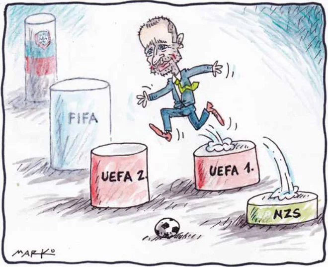 Uspešni mandati. KARIKATURA: Marko Kočevar