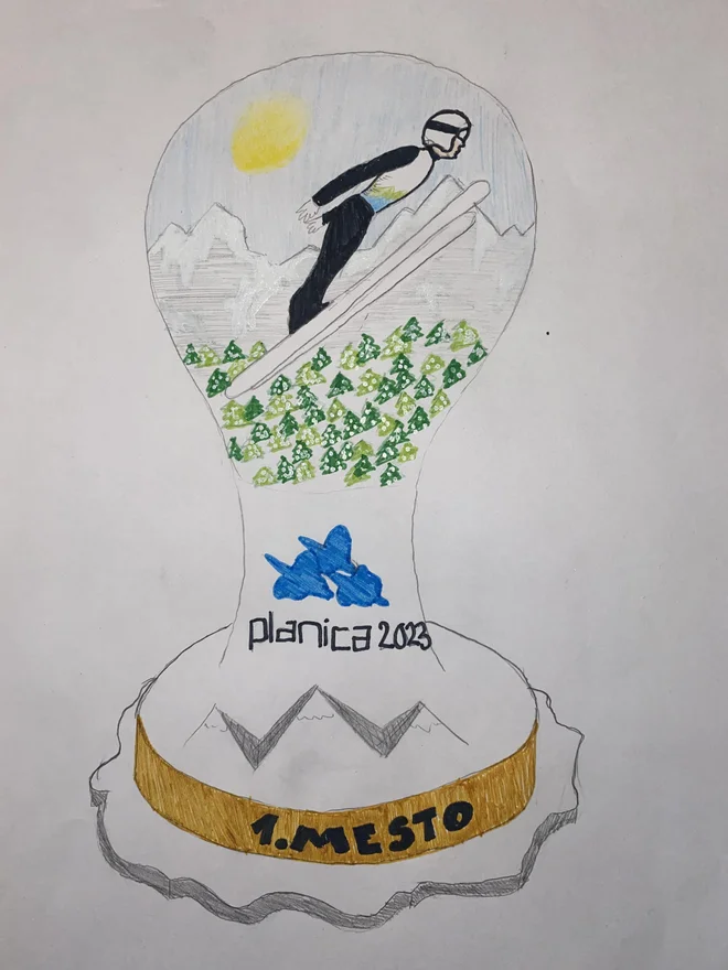 Predlog za pokal po zamisli Julije Zidar je pri občinstvu zasedel drugo mesto.