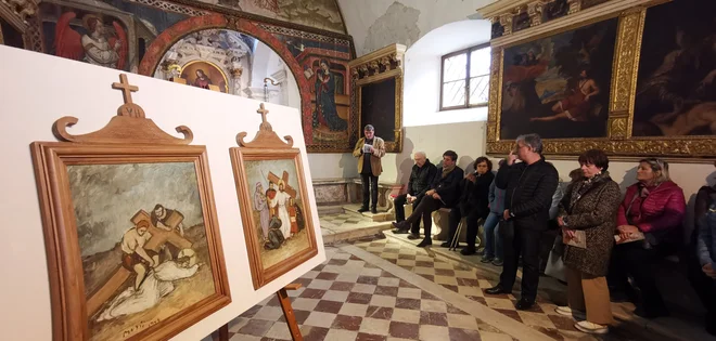 Zoran Mušič je s svojim poetičnim realizmom poživil piranske cerkve, še posebej najbolj slikovito in majhno Marijo Snežno. Foto Boris Šuligoj