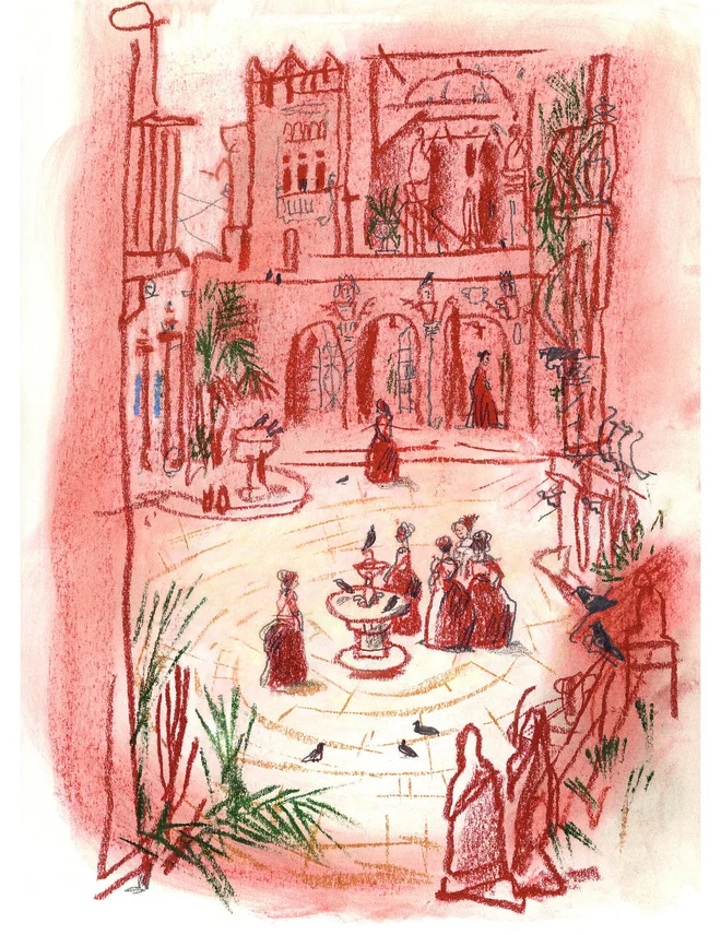 V Centru ilustracije bodo od 26. maja na ogled dela Ane Zavadlav, ustvarjena za zbirko ljudskih pravljic Italijanske pravljice Itala Calvina. FOTO: Ana Zavadlav