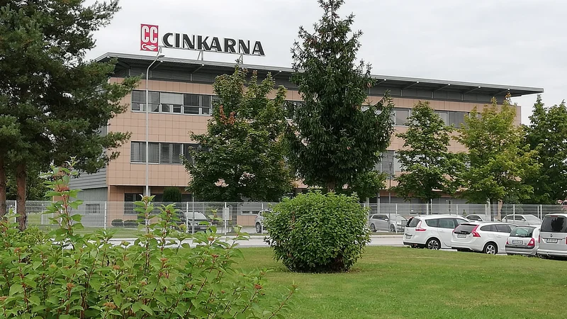 Za zdaj napovedana stavka bi Cinkarno Celje ustavila v četrtek, med 6. in 18. uro. FOTO: Karel Lipnik/Delo