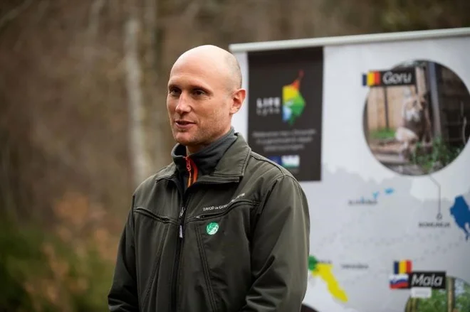 Vodja projekta Life Lynx Rok Černe. FOTO: Primož Pičulin 