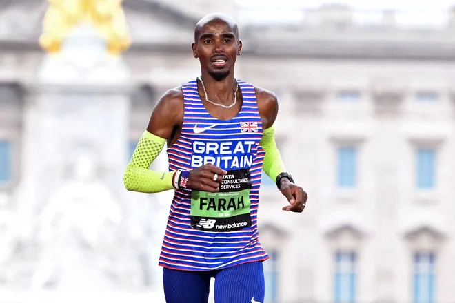 Mo Farah je končal kariero. FOTO: Justin Tallis/AFP