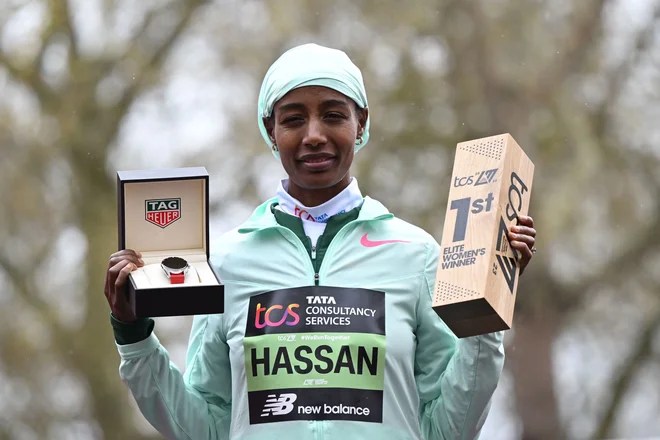 Sifan Hassan je bila najboljša. FOTO: Justin Tallis/AFP